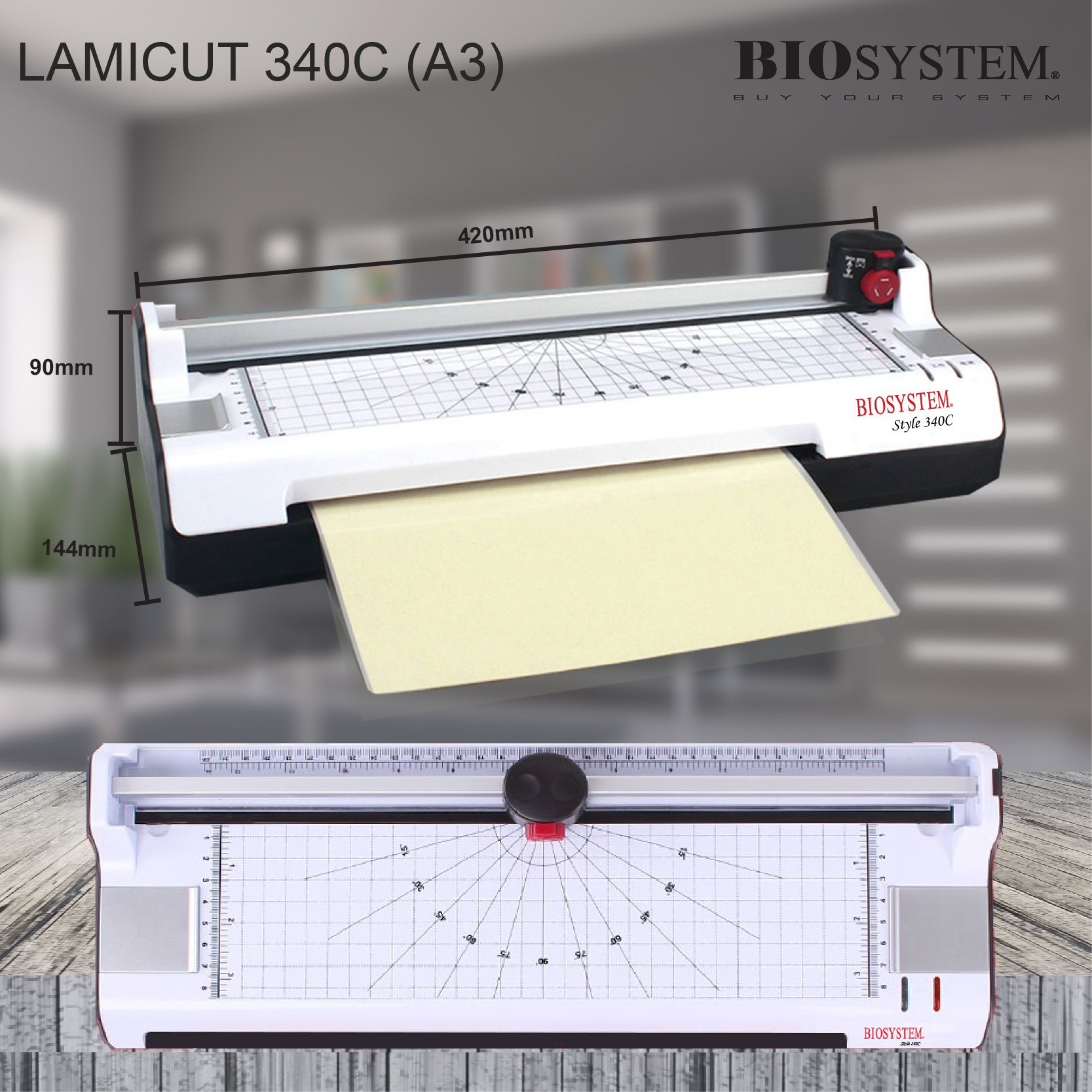 Biosystem 340C A3 Laminator